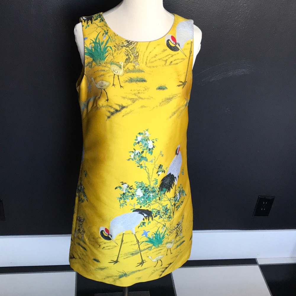 MSSP Retro Oriental Bird Dress
